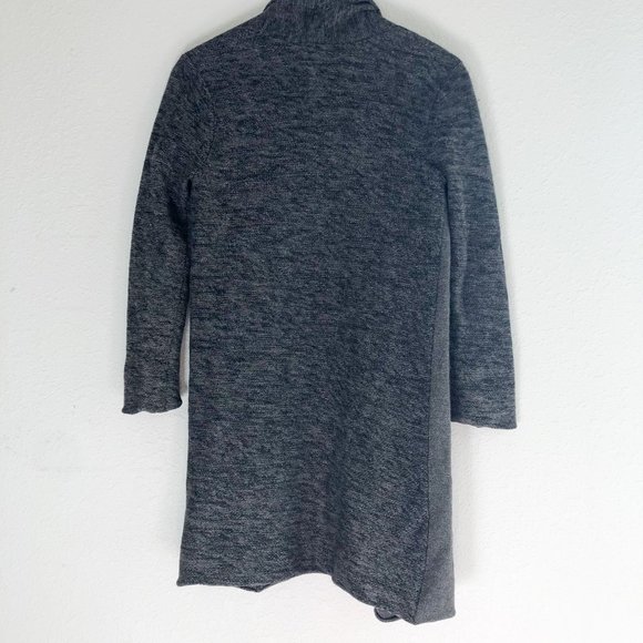 Eileen Fisher Wool Open Long Gray Cardigan Size Small - Picture 2 of 10